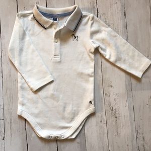 Janie and Jack Long Sleeve Baby Onesie